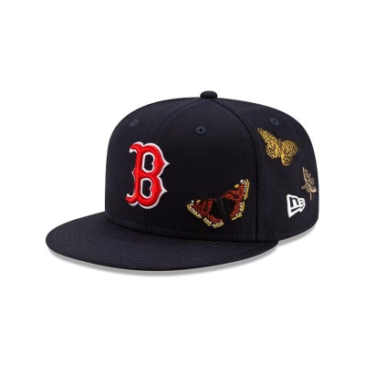 Sapca New Era Boston Red Sox MLB x Felt 59FIFTY Fitted - Albastri